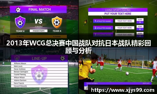 2013年WCG总决赛中国战队对抗日本战队精彩回顾与分析